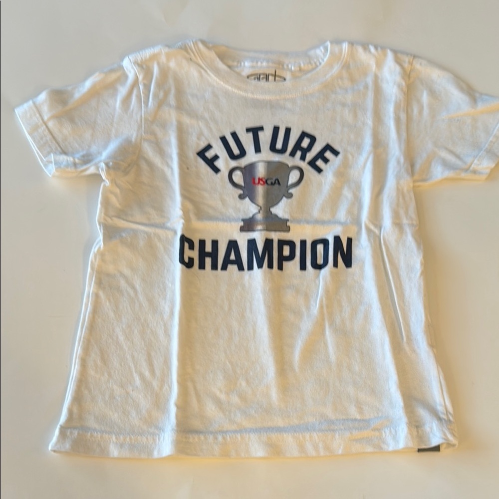White 'Future USGA Champion' Kids Tee - 3T